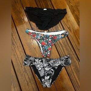 Lot of (3) Bikini Bottoms- XL
